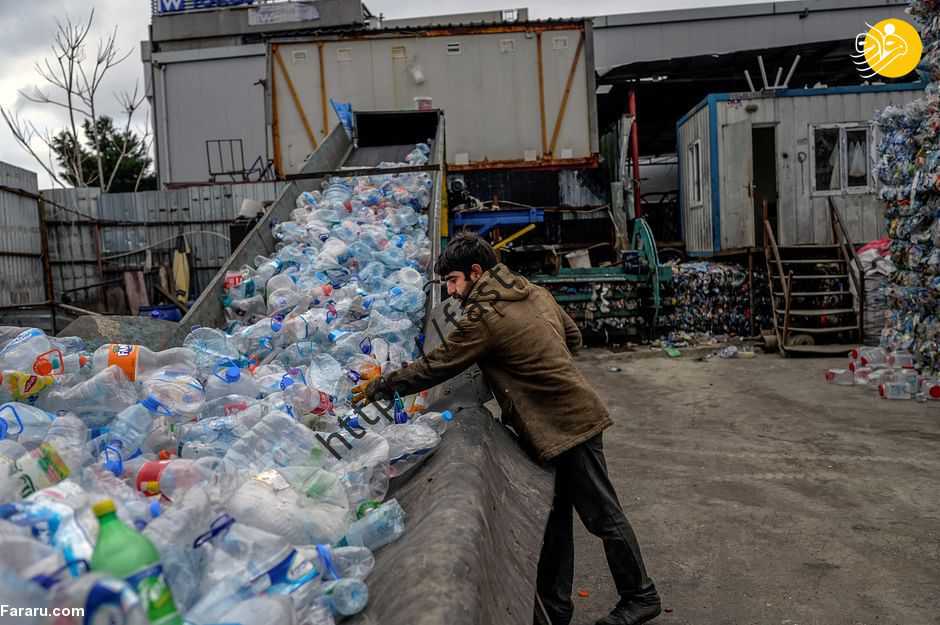 (ویدئو) تخلیه زباله برای پناهجویان در استانبول