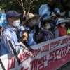 روستایی در کره جنوبی به طرح اصلاحات دفاع موشکی تاد آمریکا اعتراض کرد