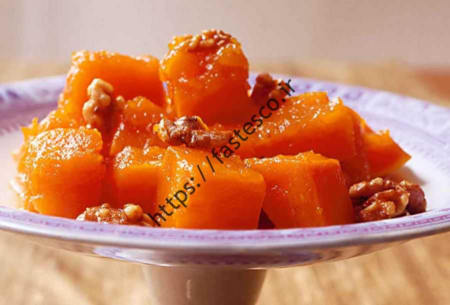 طرز تهیه دسر کدو حلوایی; طعم بی نظیر و دلچسب دسر کدو حلوایی